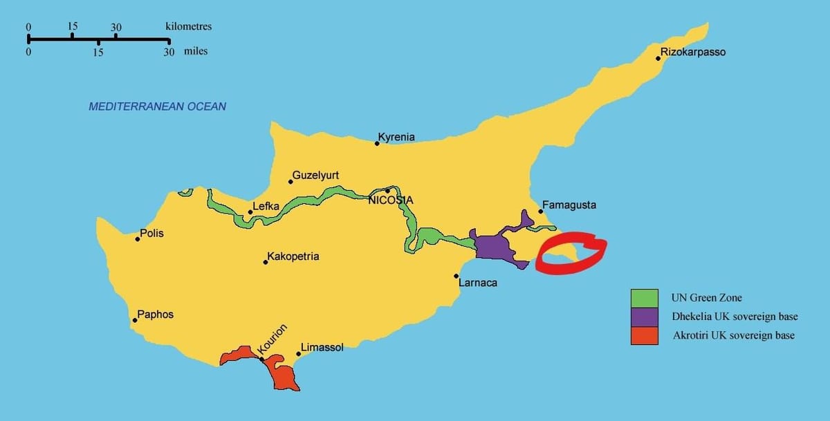Карта каппарис-Кіпр