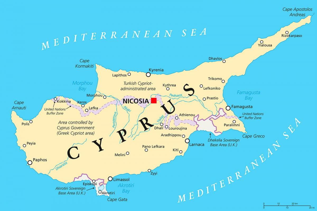 карта Кіпра
