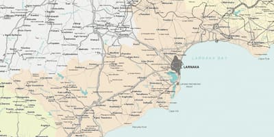 Карта ларнакі Кіпр