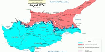 Карта Кіпра аддзела