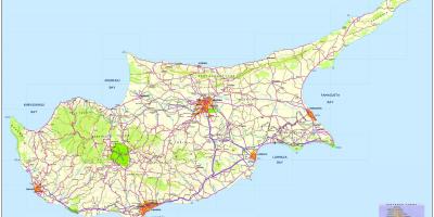 Карта Кіпра